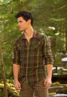 Jacob in plaid shirt