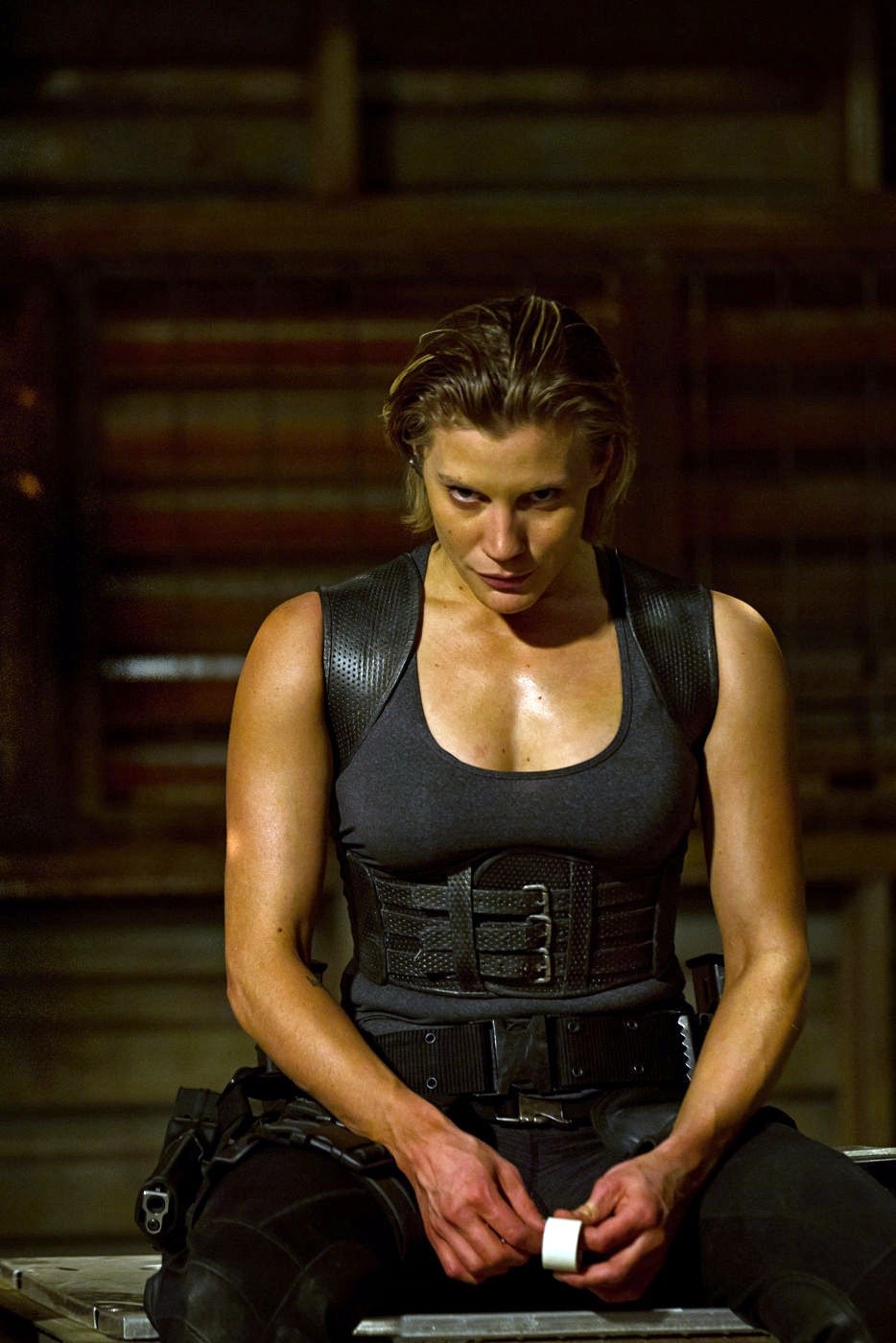 Katee Sackhoff as Dahl in Riddick