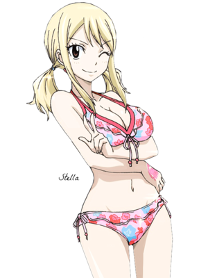 Lucy Heartfilia Sexy Bikini
