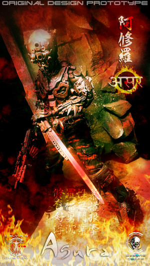  Metal Gear Rising inspired Zen Cyborgs "Anatta 無我"
