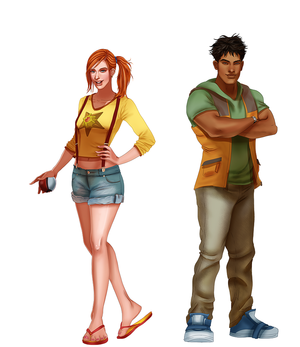 Misty and Brock