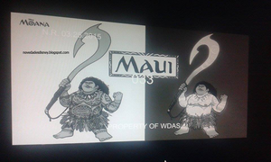  Moana - Maui Concept Art