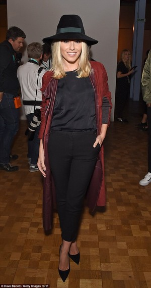 Mollie at the Pringles LFW show
