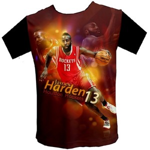  NBA Houston Rockets James Harden short sleeves t-shirt