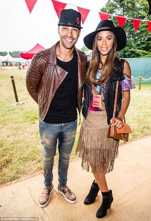 Rochelle and Marvin at V Festival