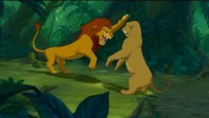  Simba and Nala fight