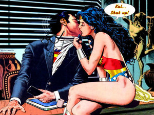  슈퍼맨 and Wonder Woman