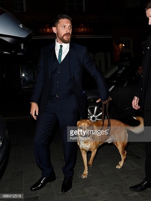  Tom Hardy at Groucho Club after premiere