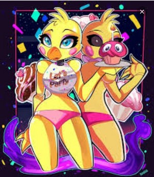  Toy Chica and кекс