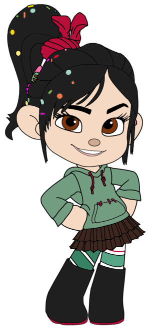 Vanellope in her New Boots