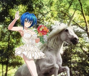 Xenovia Quarta riding her Beautiful Unicorn