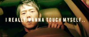 yoochun wants to touch himself xd