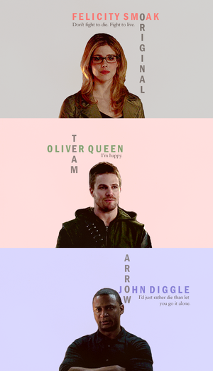  Diggle, Oliver and Felicity