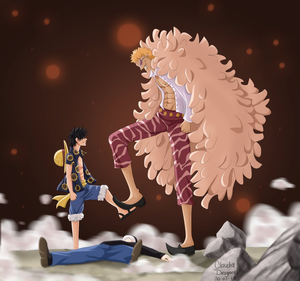 *Luffy Save Law From Doflamingo*