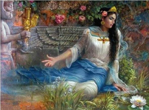       azarnahid-ancient famose persian lady  