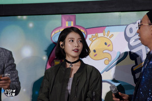  150813 IU at Infinity Challenge Song Festival with GD and Park Myungsoo