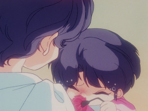  Akane Tendo as a child with her mother