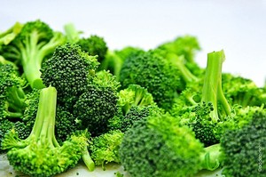 A pile of broccoli