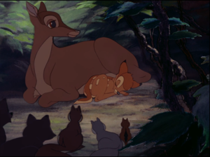  Bambi and his mother