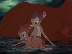  Bambi's two fawns
