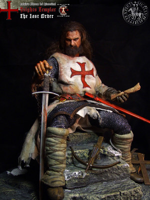  Calvin's Custom 1:6 one sixth scale Historical Figure: "Knights Templar The Last Order" custom figur