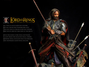  Calvin's Custom 1:6 one sixth scale custom The Lord of the Rings Aragorn as King of Gondor in the fi
