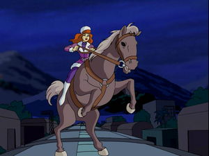  Daphne blake on horseback