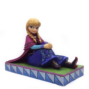  Disney Traditions Frozen Anna Figurine da Jim puntellare, riva