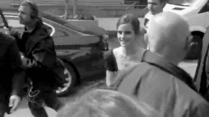  Emma arriving for press junkets in Cannes