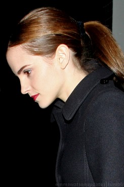 Emma at Lady Gaga’s private concert, at Annabel’s Club in London