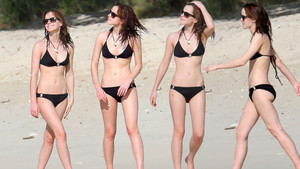 Emma in black bikini