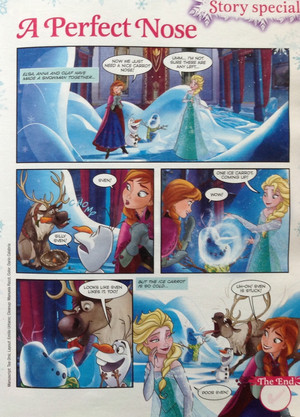  Frozen - Uma Aventura Congelante Comic - A Perfect Nose