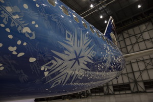  《冰雪奇缘》 Themed Plane