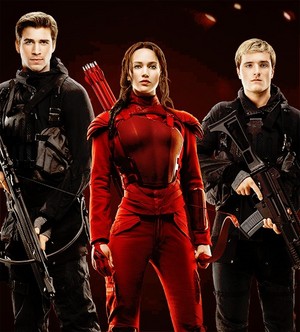 Gale, Katniss, and Peeta