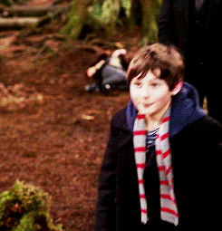  Henry running into Emma’s arms