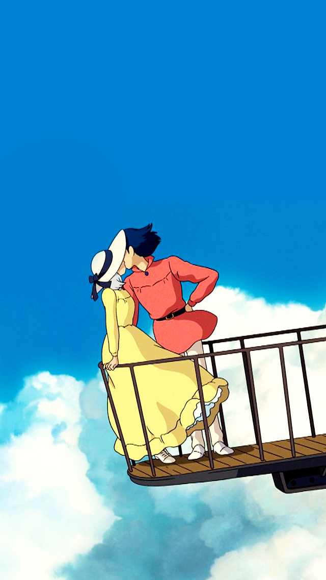 Howl's Moving Castle phone background
