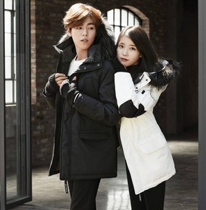  IU and Lee Hyun Woo for UNIONBAY Winter 2015