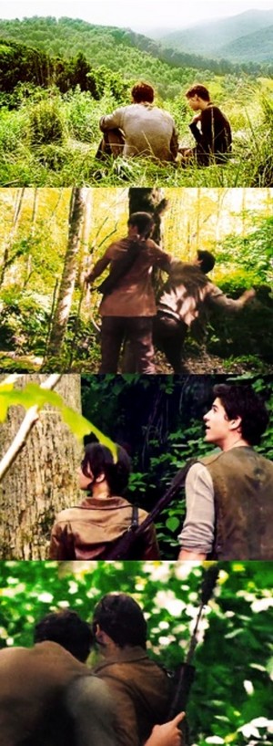  Katniss and Gale - The Hunger Games