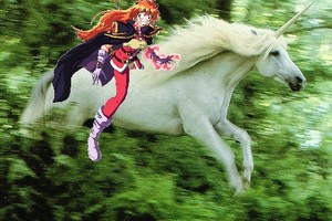  Lina Inverse rides a Beautiful Unicorn