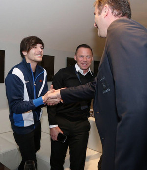  Louis at the Manchester vs Newcastle Game