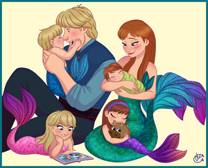  Mermaid Family
