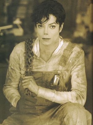 Michael Jackson - HQ Scan - Photosession によって Jonathan Exley