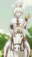  Nashetania on horseback