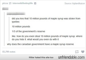  Oh Canada....