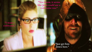Oliver and Felicity Wallpaper   