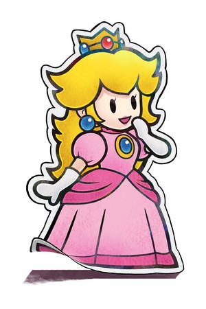 Paper Princess Peach (Mario and Luigi Paper Jam)