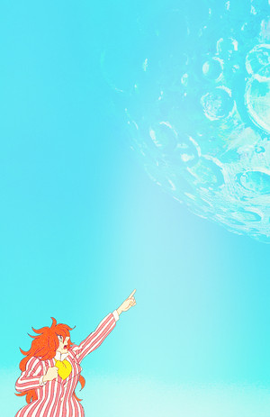  Ponyo on the Cliff par the Sea phone background