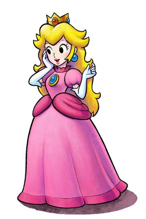  Princess pêche, peach (Mario and Luigi Paper Jam)