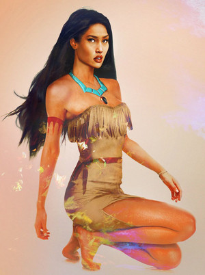  Real Life 迪士尼 Female Characters - Pocahontas