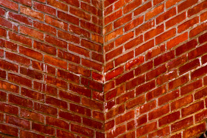  Red bricks optical illusion